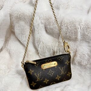 Louis Vuitton Monogram Pochette Milla Chain Bag